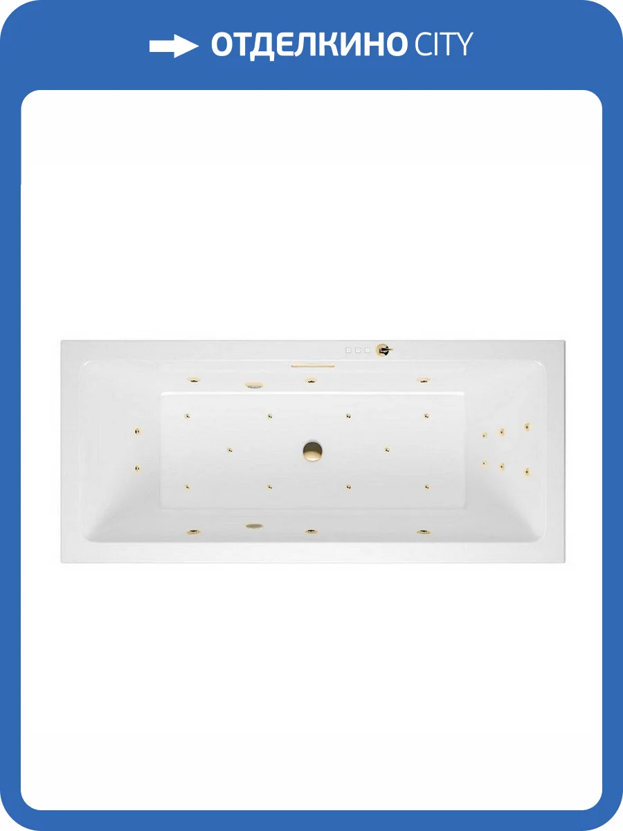 Акриловая ванна Excellent Heaven Slim ULTRA WAEX.HEV17S.ULTRA.GL 170x75 золото фото 4