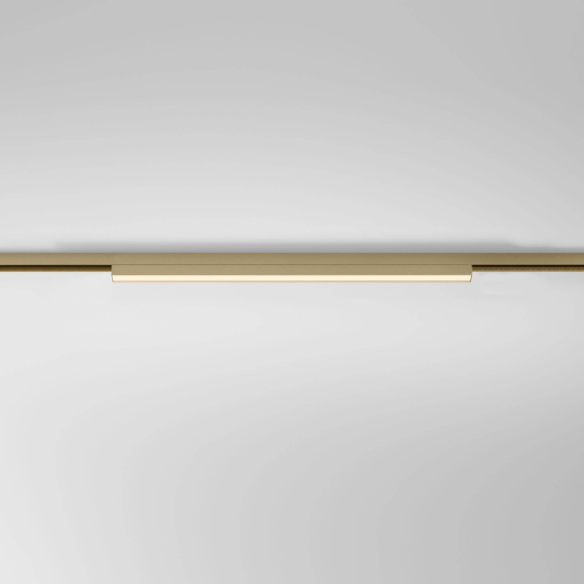 Трековый линейный светодиодный светильник Elektrostandard Brass Line 85526/01 12W 3000K латунь фото 2