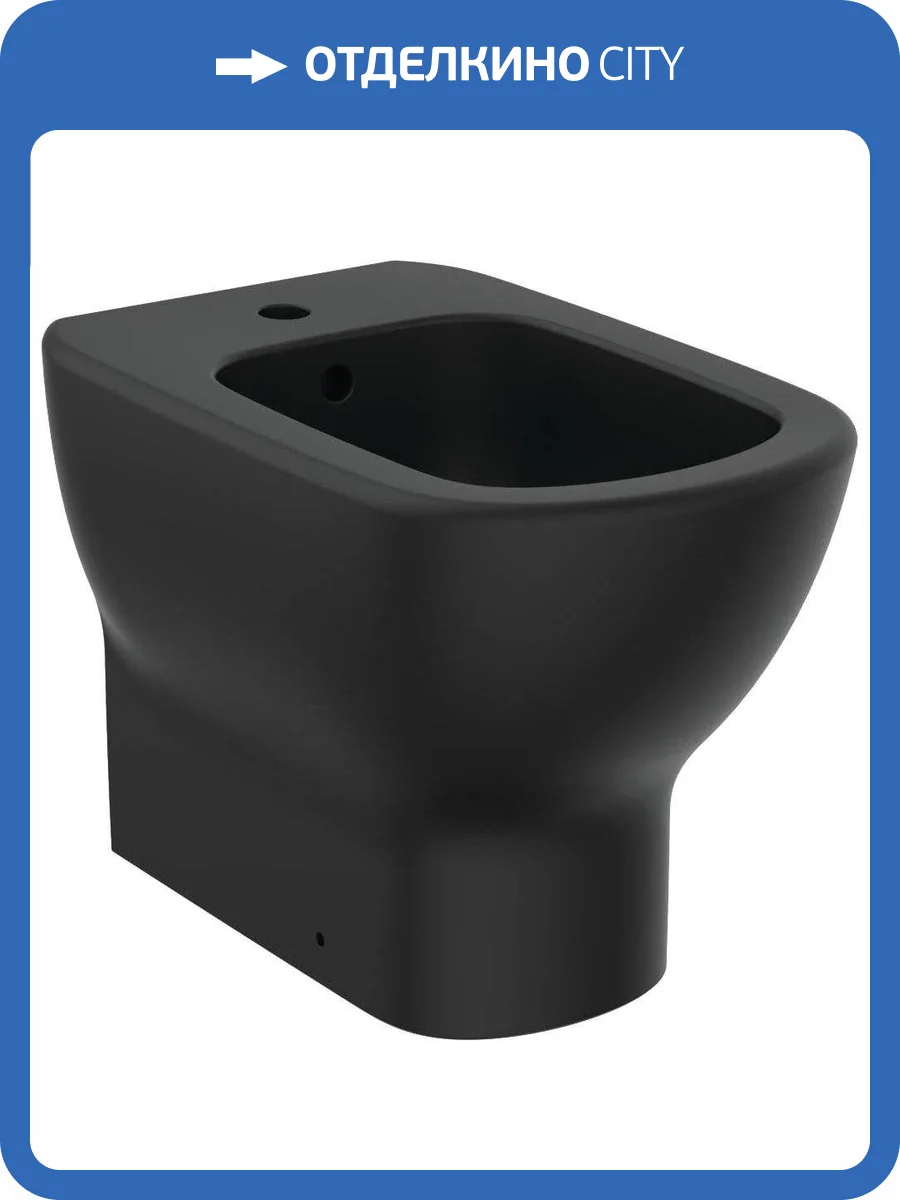 Биде напольное Ideal Standard Tesi T3540V3 черный шелк фото 6