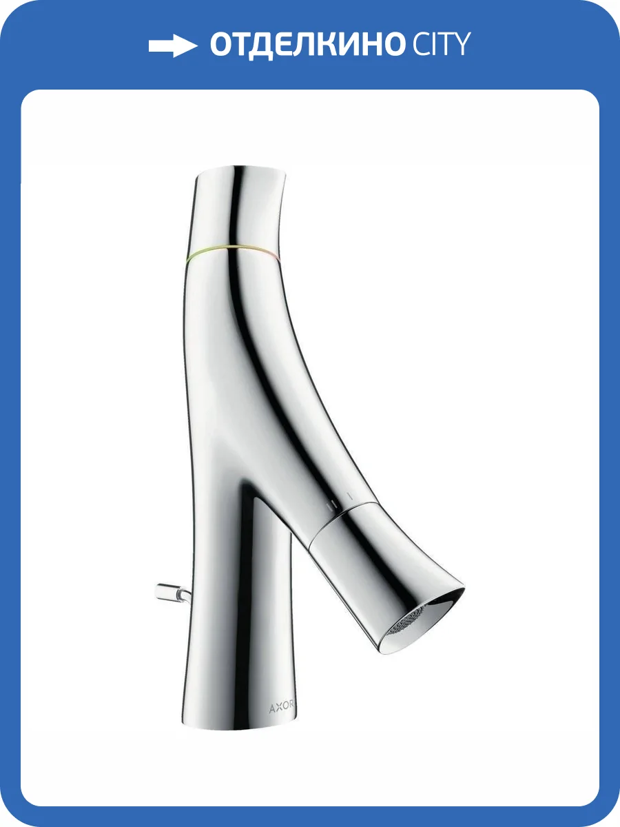 Смеситель для раковины Axor Starck Organic 12014000 хром фото 4