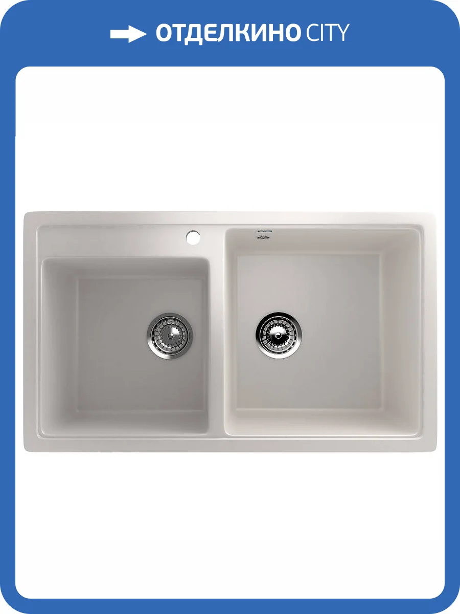 Мойка кухонная Ulgran Classic U-200-331 белый фото 4