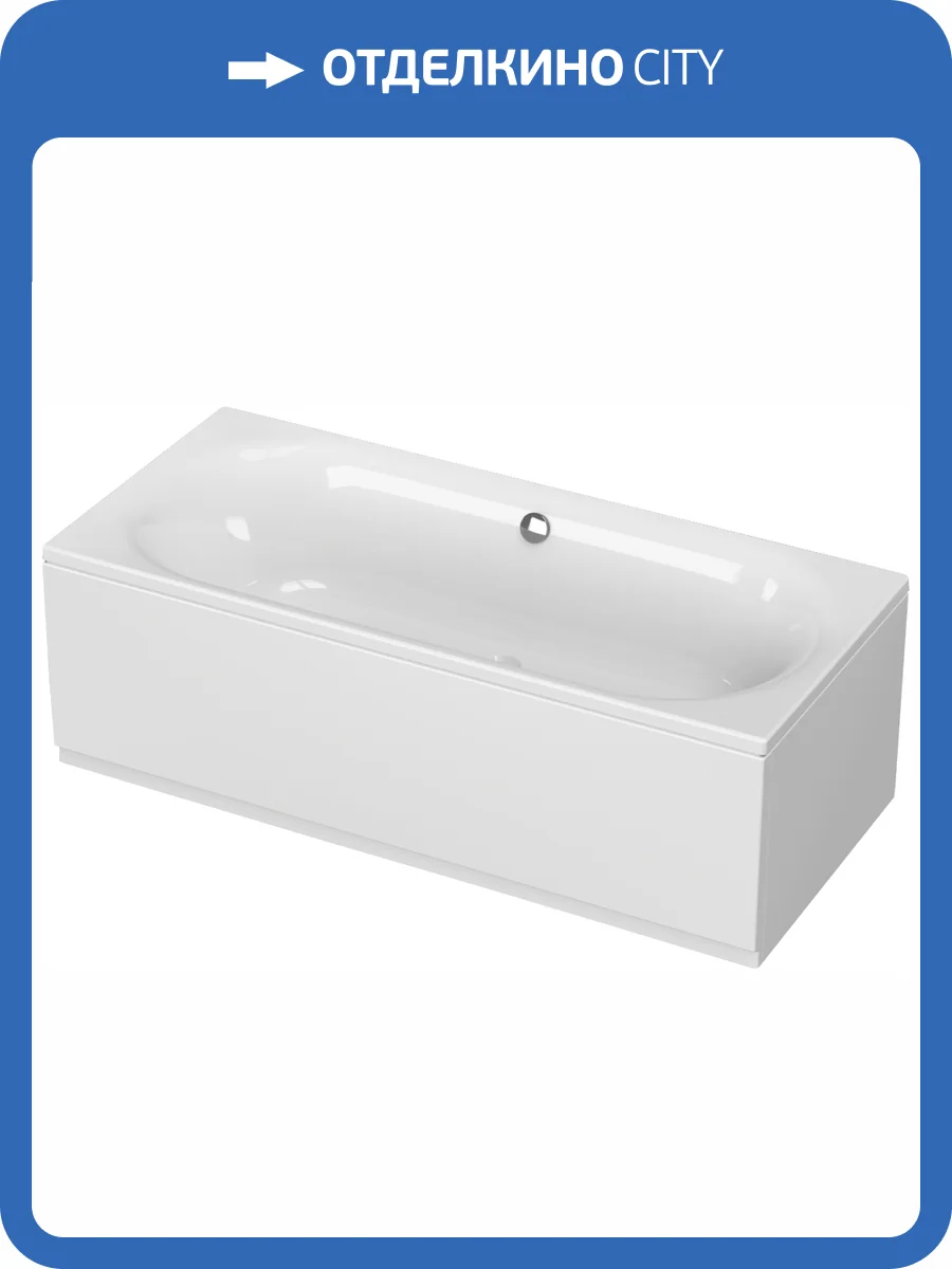 Акриловая ванна Cezares METAURO-180-80-42-W37 180x80 фото 2