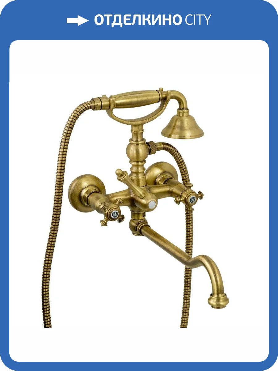 Смеситель для ванны Migliore Prestige 31597 с поворотным изливом, бронза фото 5