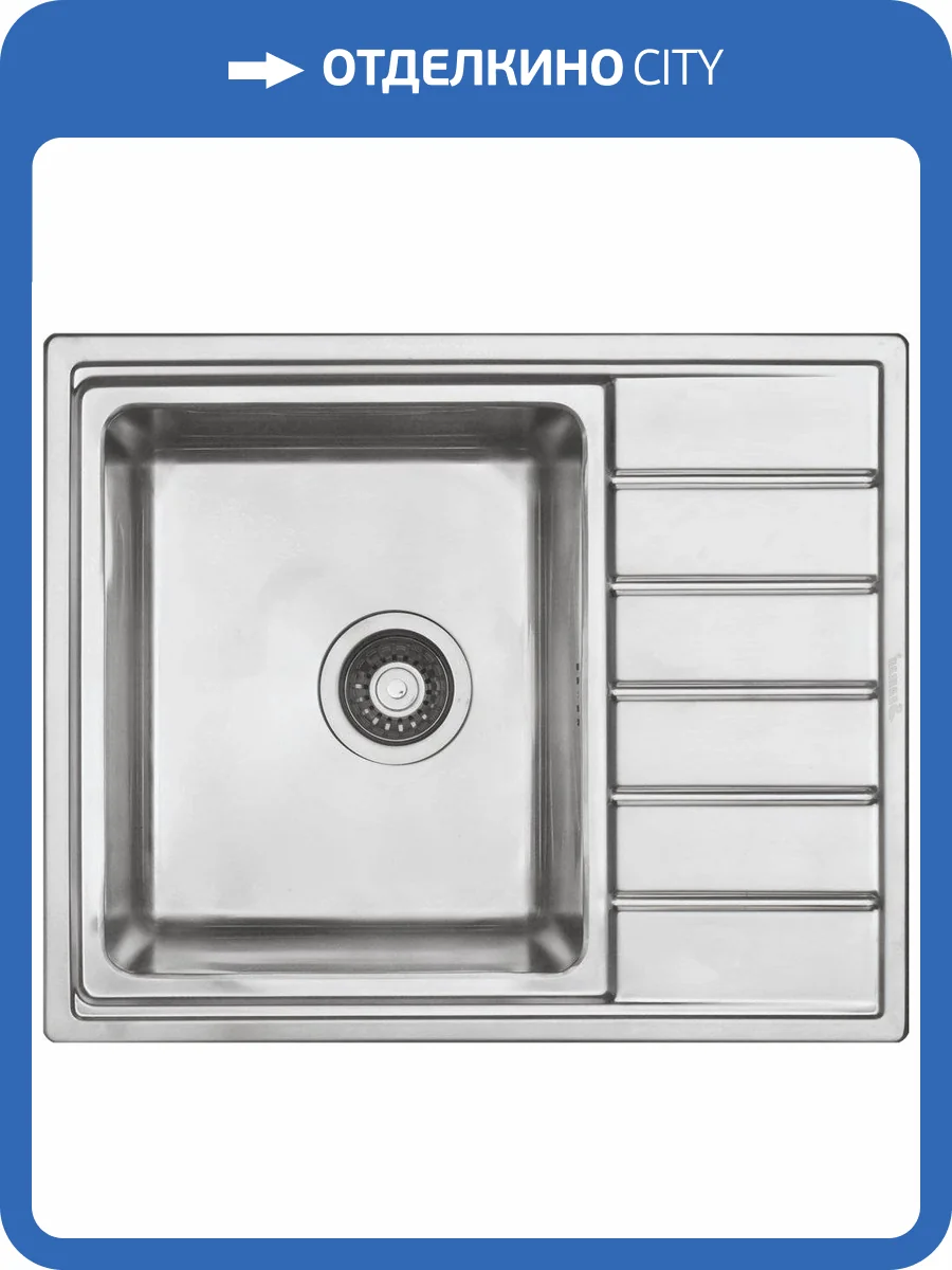 Мойка кухонная Seaman Eco Roma SMR-6150A без отверстий фото 3
