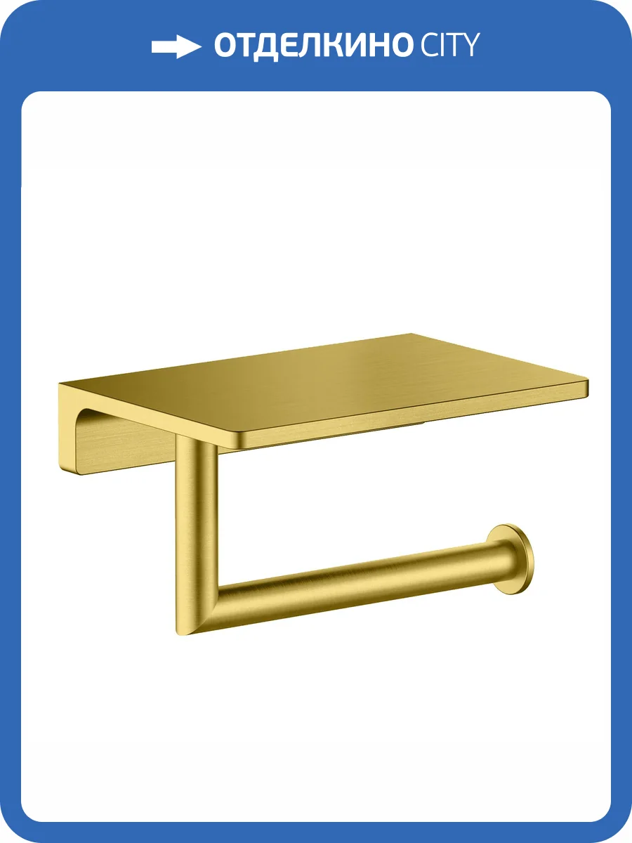 Держатель туалетной бумаги Timo Saona 13043/20 золото шлифованное фото 5