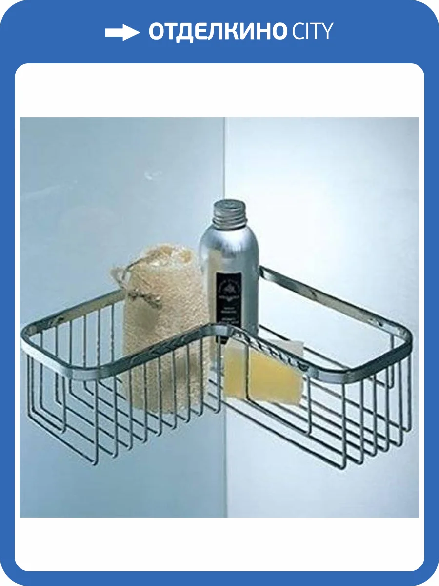 Полка Colombo Angolari B9611.CR угловая, хром фото 3