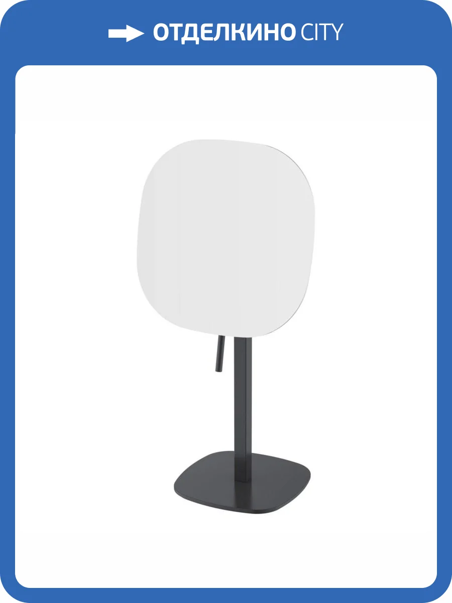 Зеркало настольное с увеличением 5х JAVA S-M113H черный фото 3