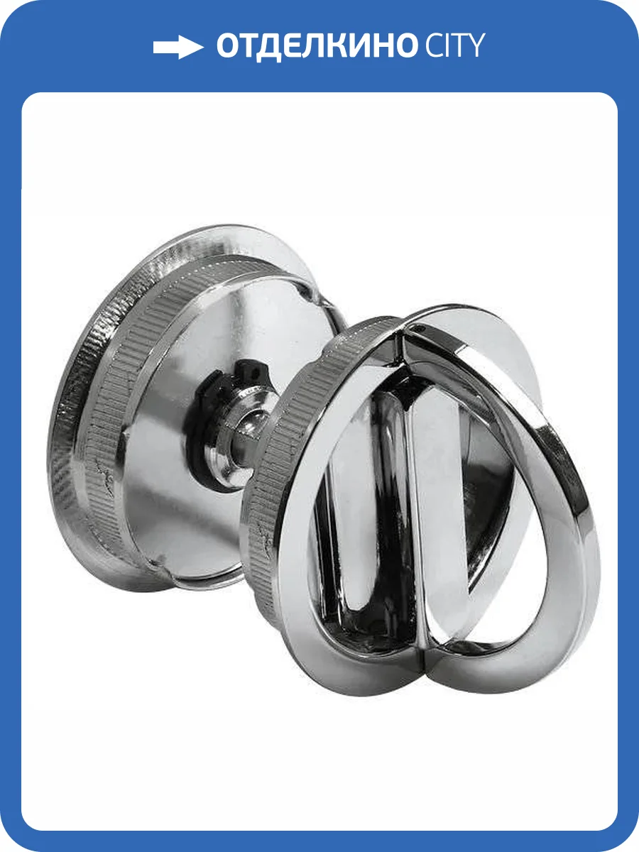 Завертка сантехническая Morelli TWICE WC PC хром фото 2