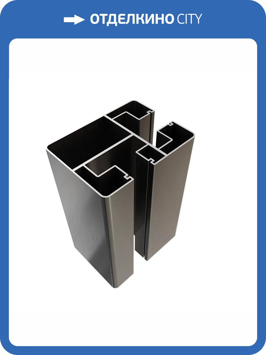 Столб Polivan Group Jimbaran (Джимбаран) Заборный угловой с крышкой 1900x101x75 фото 2