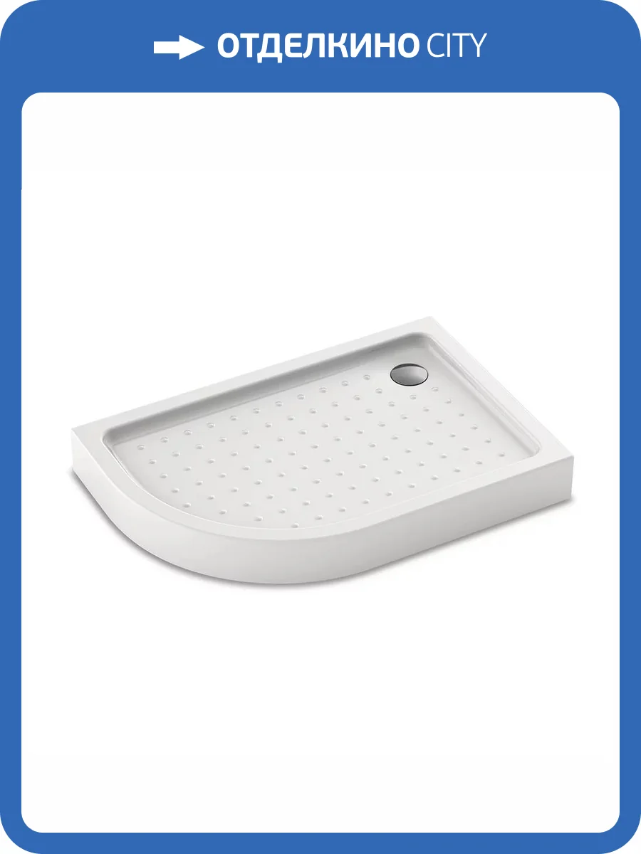 Душевой поддон Veconi Tezeo Acrylic TZ-55R 120x80x15 белый фото 3