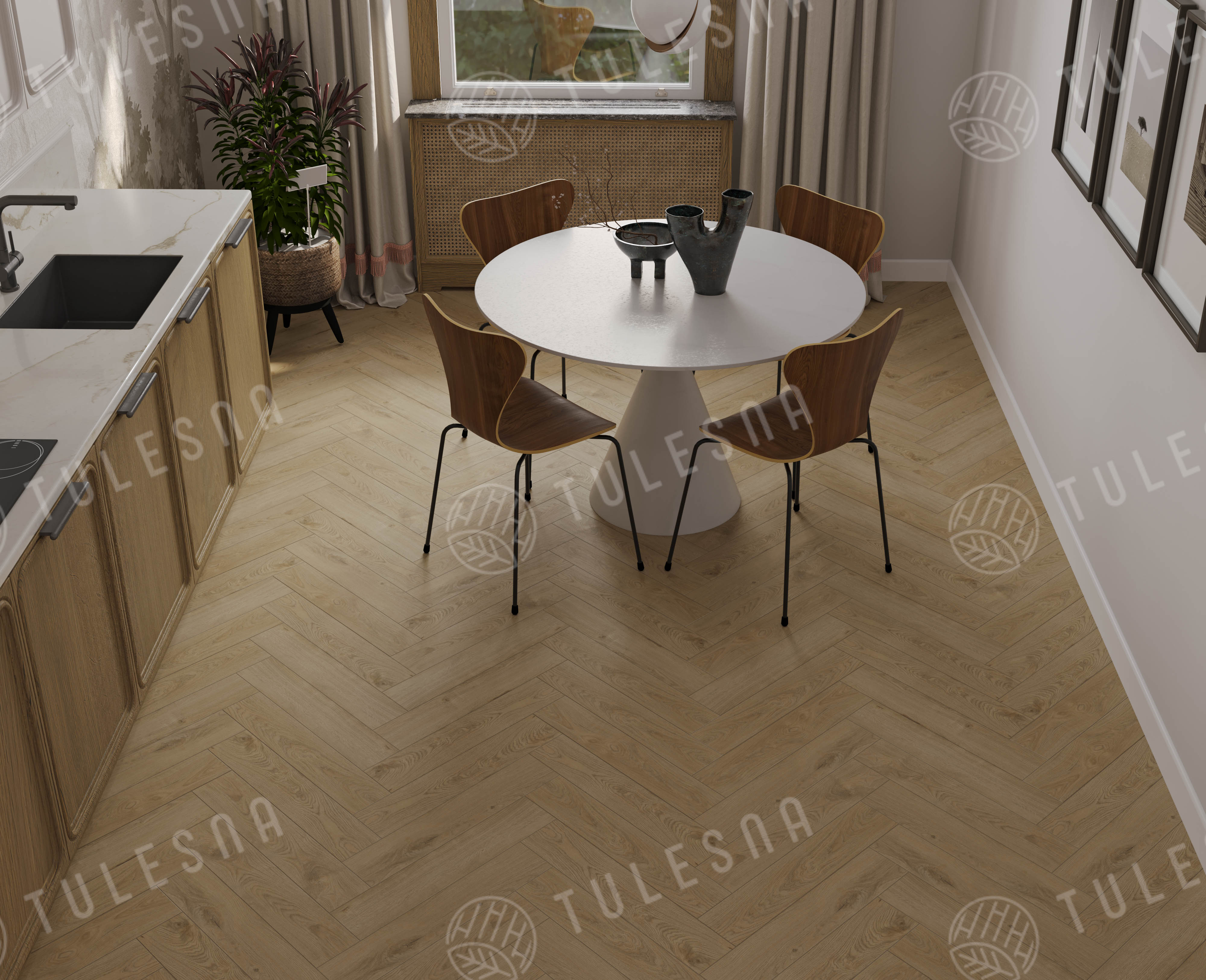 Ламинат Tulesna Селена Паркет (Selene Parquet) 8/33 4V LF503-16 Канайма 121x605 фото 2