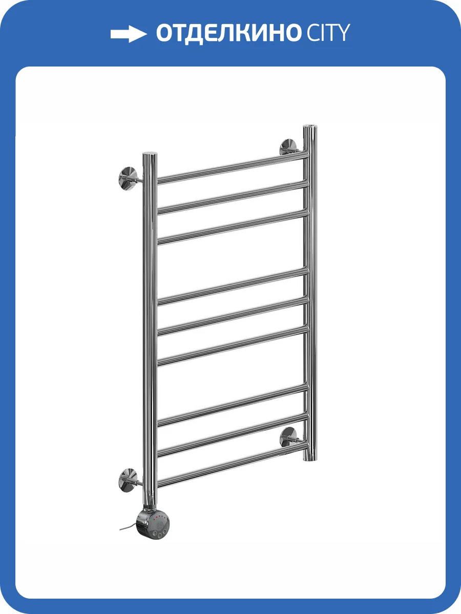 Полотенцесушитель электрический Ника Classic ЛП (Г2) 80/60 левый тэн, хром фото 4