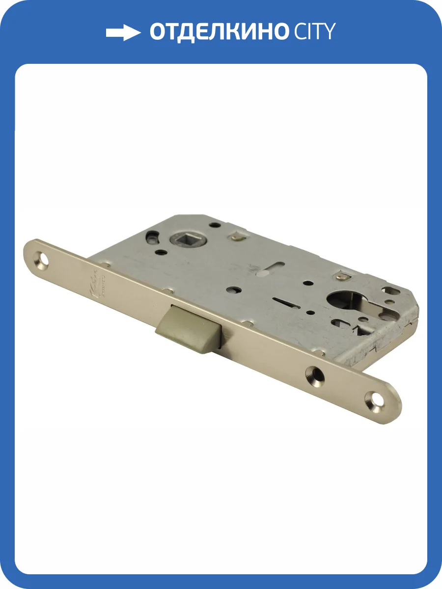 Замок под цилиндр Vantage P85 SN, Матовый никель фото 2