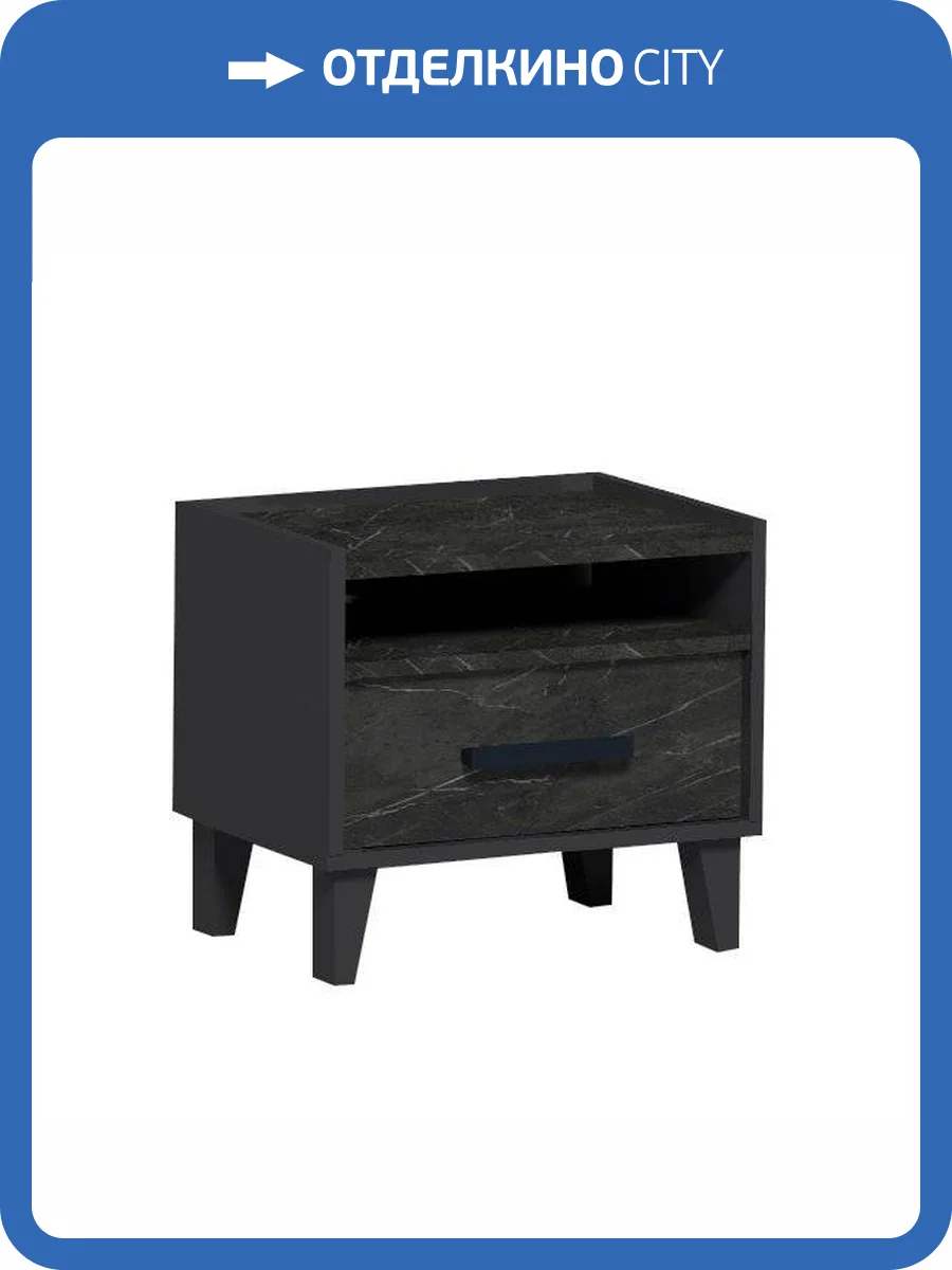 Тумба прикроватная ГЛАЗОВ МЕБЕЛЬ Айрис 00-00131043 41 креатель фото 2