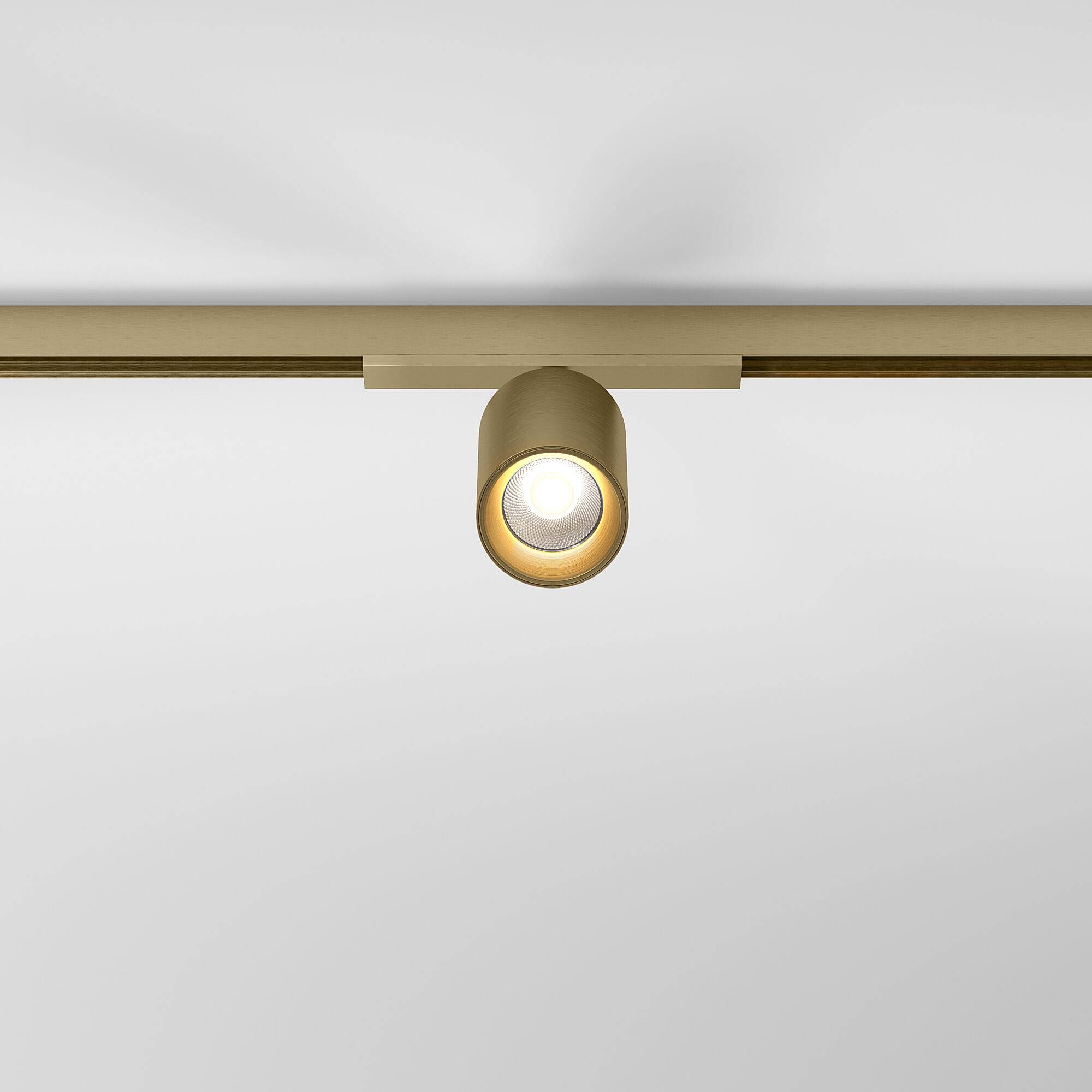 Магнитный трековый светодиодный светильник Elektrostandard Brass Line 85525/01 10W 3000K латунь фото 2