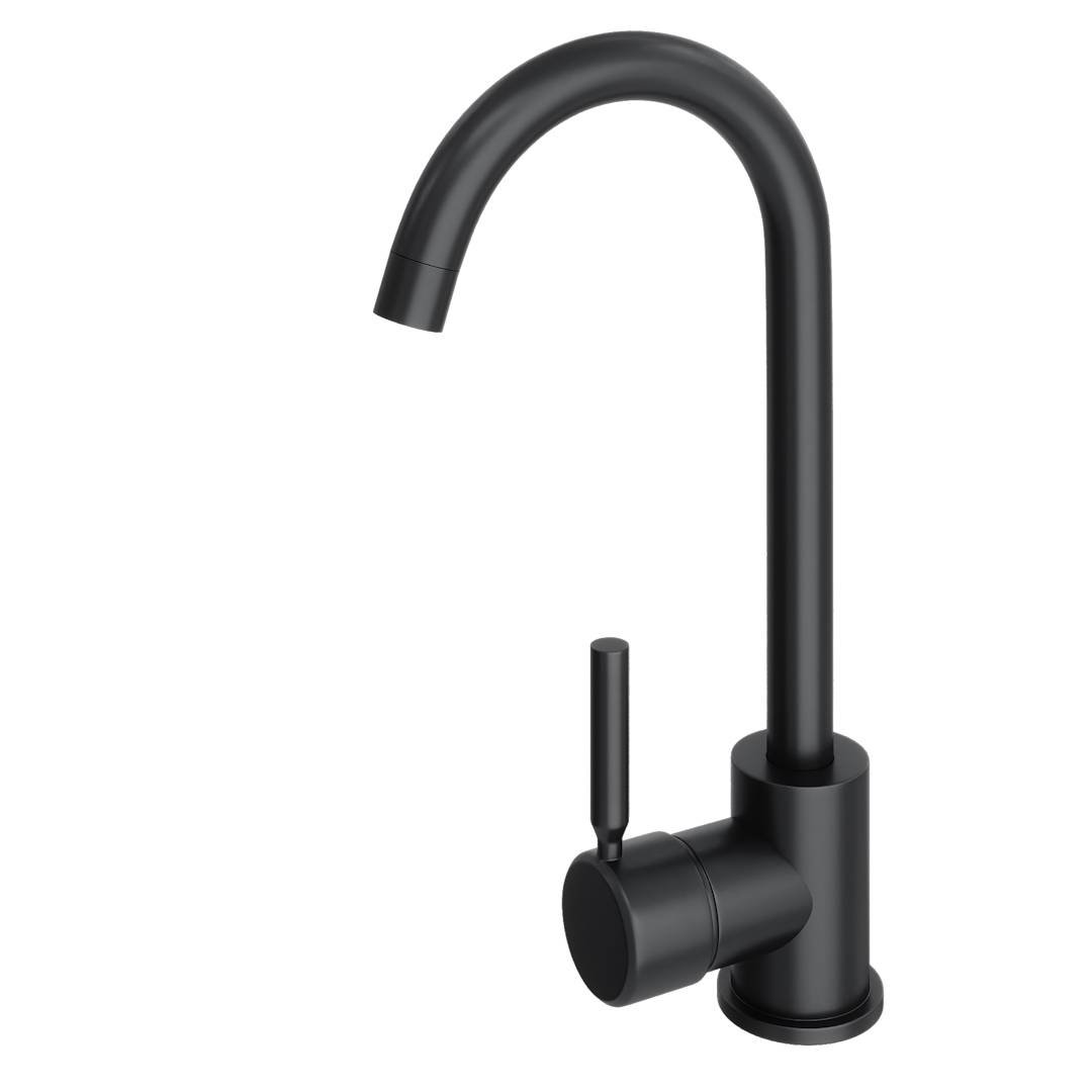 Смеситель для кухни Watersense Camila W00361 черный матовый фото 3