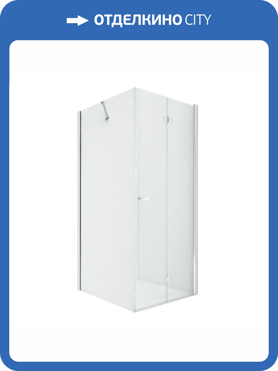 Душевое ограждение NEW TRENDY NEW SOLEO складные двери R 100x110x195 D-0154A/D-0150B (хром) фото 9