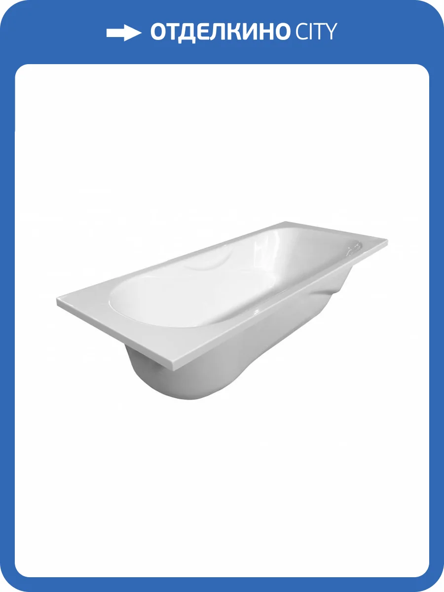 Ванна из искусственного камня Эстет Элис 170 silk ФР-00014628 170x75 Прямоугольная, белая фото 4