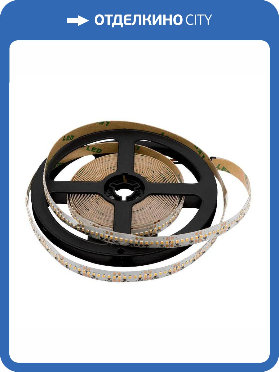 Светодиодная лента SWG 19,2W/m 60LED/m 2216SMD теплый белый 5M 003604 фото 6