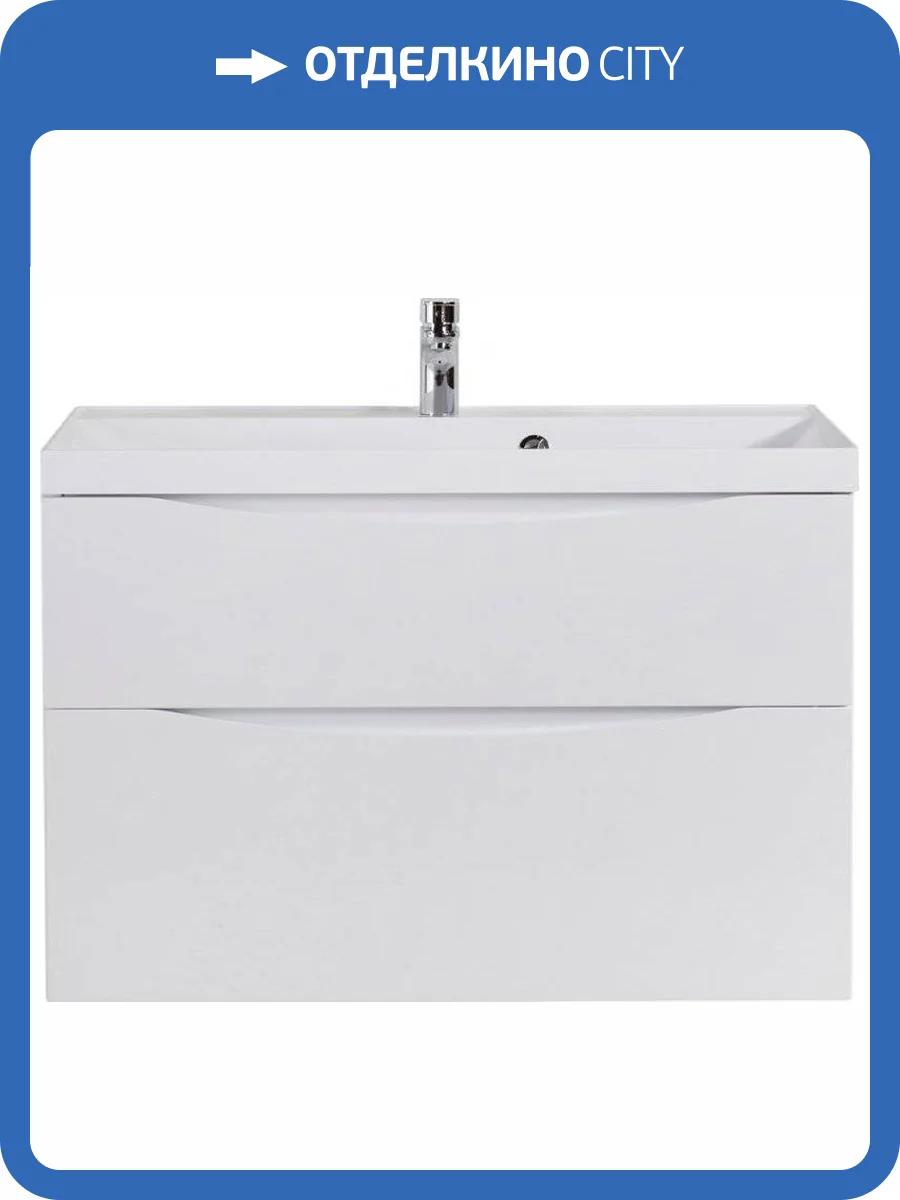 Тумба с раковиной BelBagno Marino H90 bianco lucido фото 18