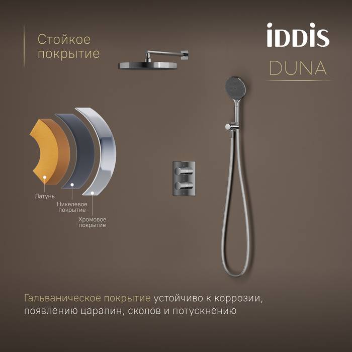 Душевая система Iddis Duna DUNSB0Ti67 хром глянцевый фото 13