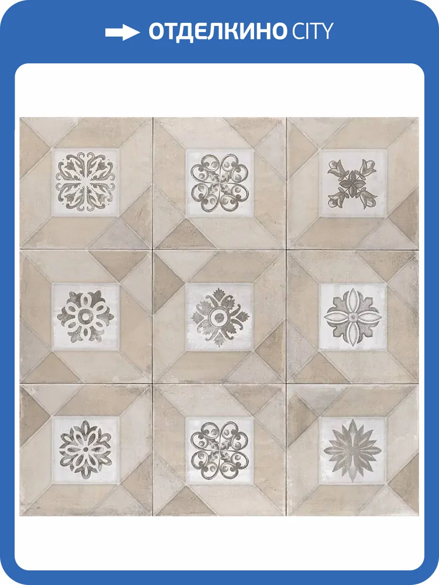 Декор Mainzu Elegance PT03966 Deco Cream 20x20 фото 13