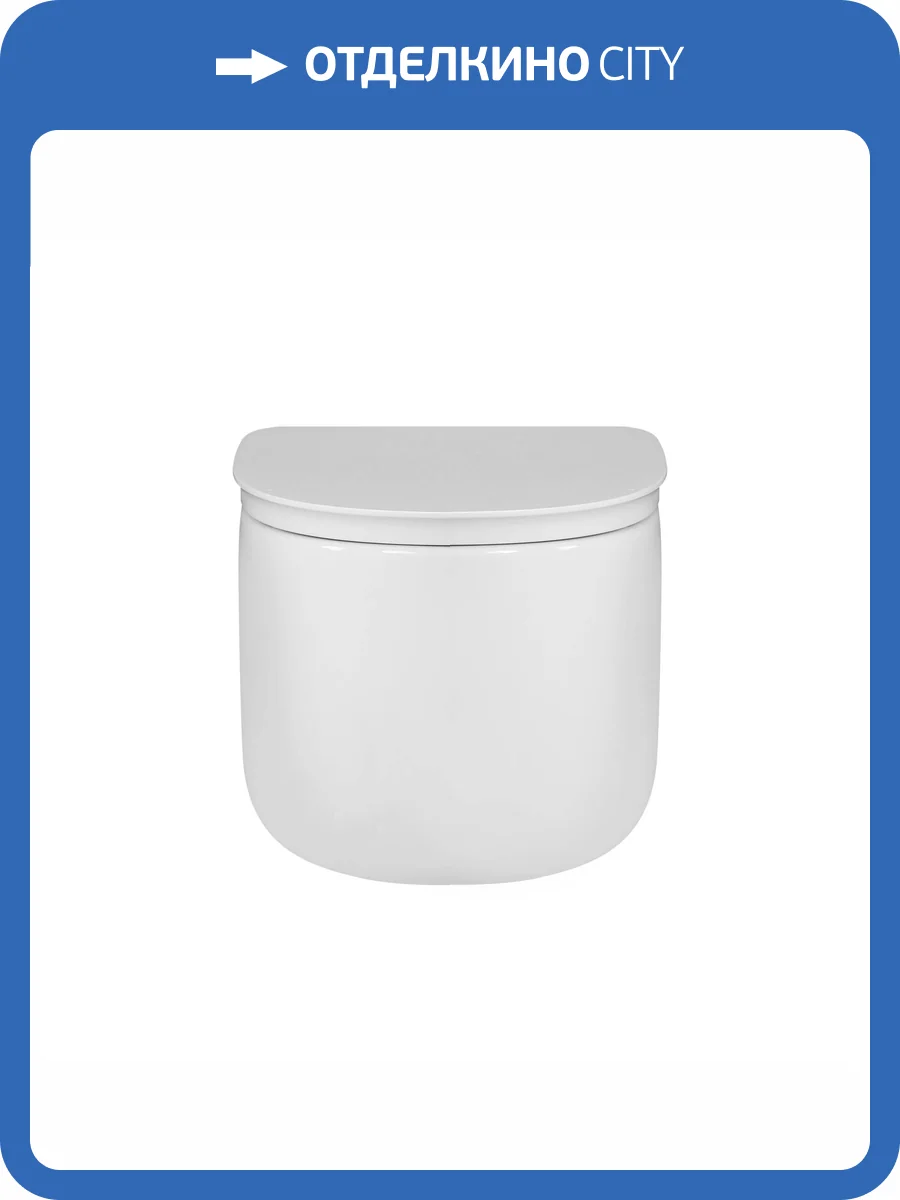 Унитаз подвесной Oliveeka Quiet Force OL-G27 безободковый, с микролифтом, белый фото 6