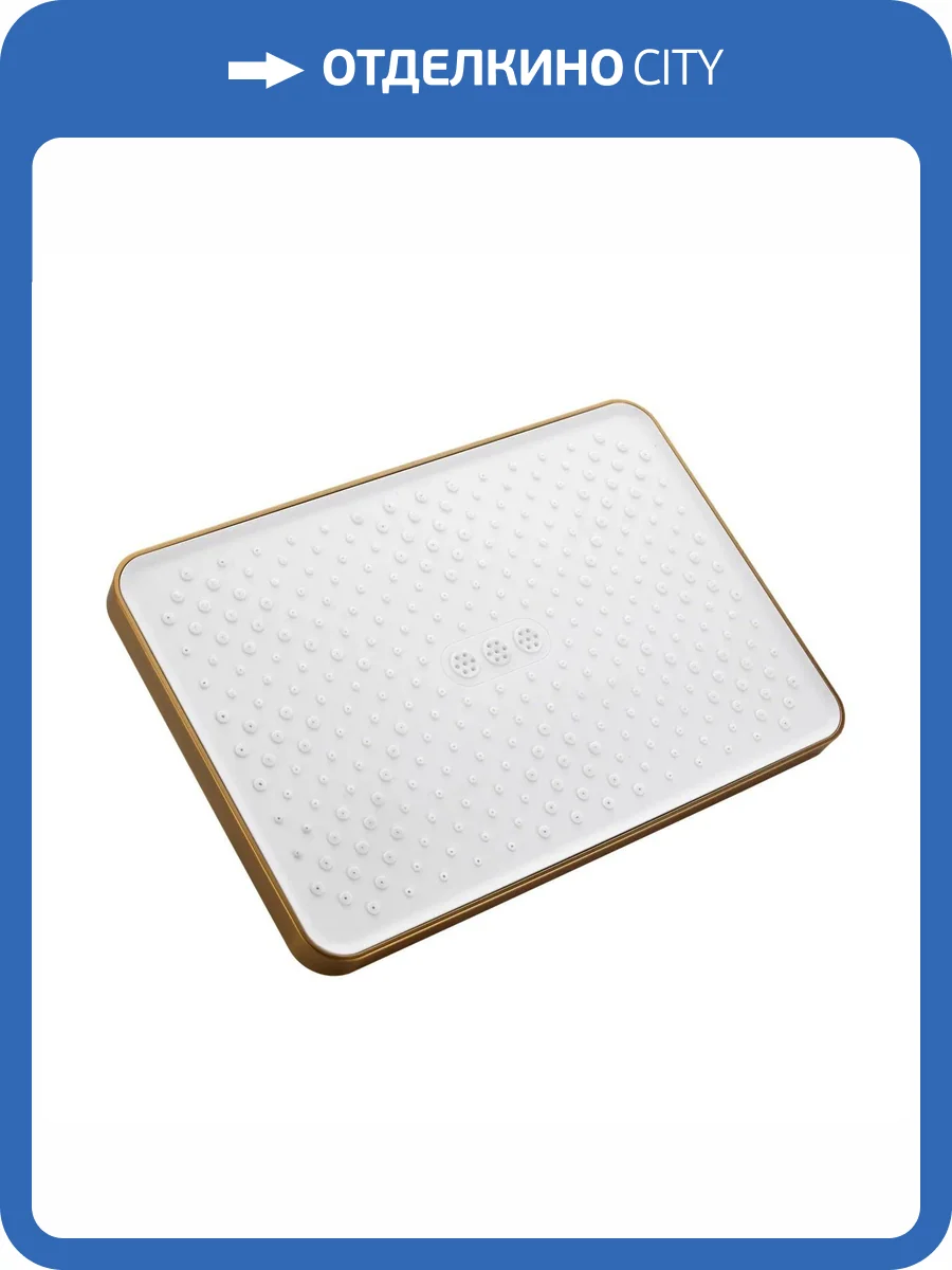 Верхний душ Belz BD02-5 золотой брашированный фото 3