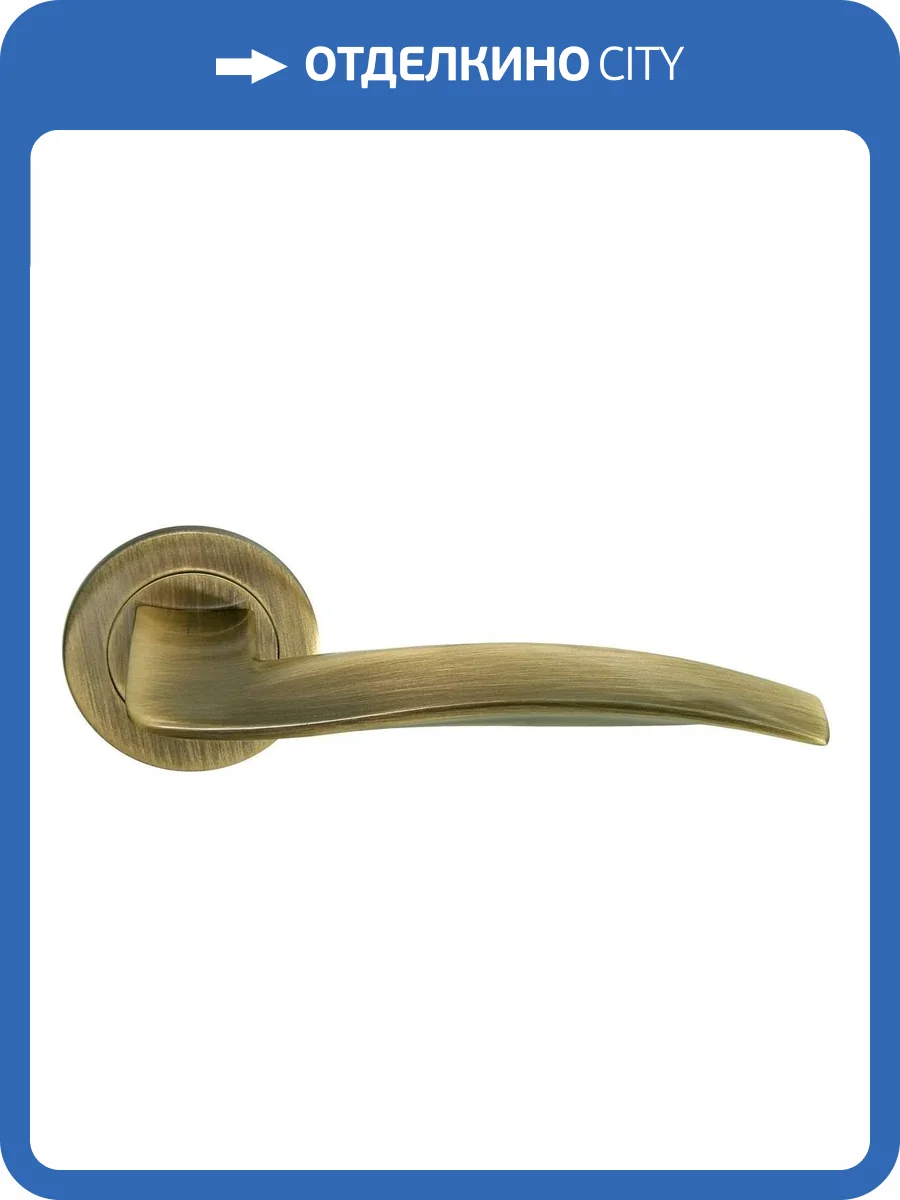 Дверная ручка Morelli WAVE NC-6-R1 CAFFE кофе, раздельная на круглом основании фото 4