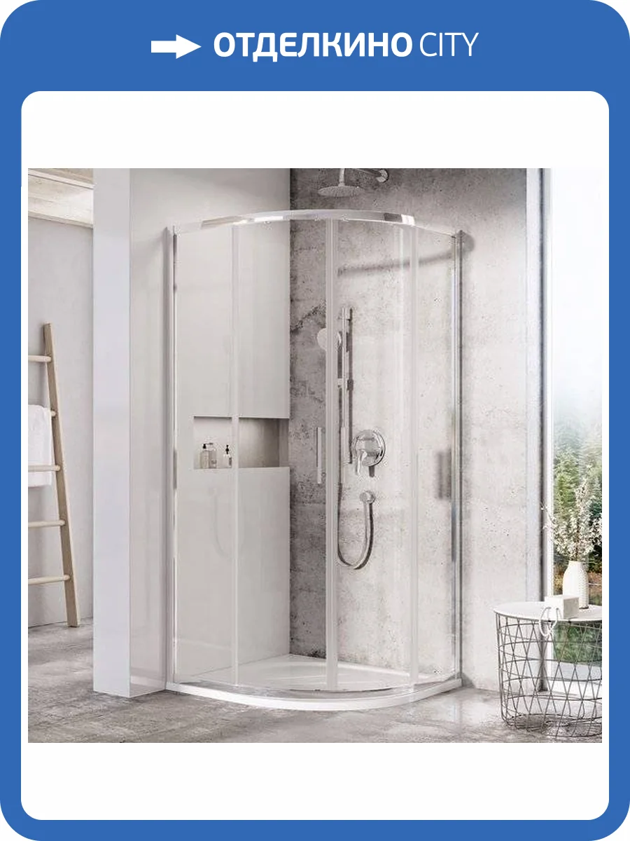 Душевой уголок Ravak BLSCP4-90 профиль хром фото 8
