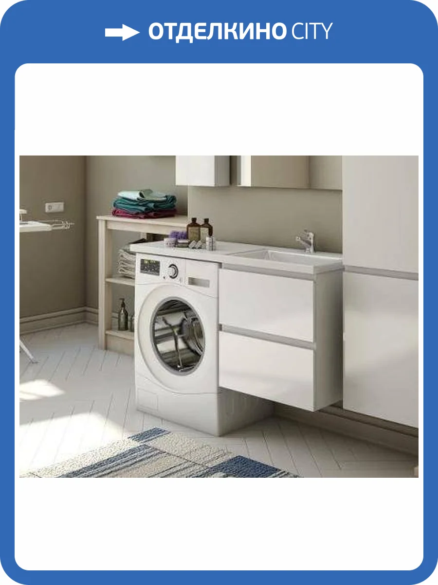 Тумба с раковиной Эстет Dallas Luxe 130, подвесная, 2 ящика R фото 10