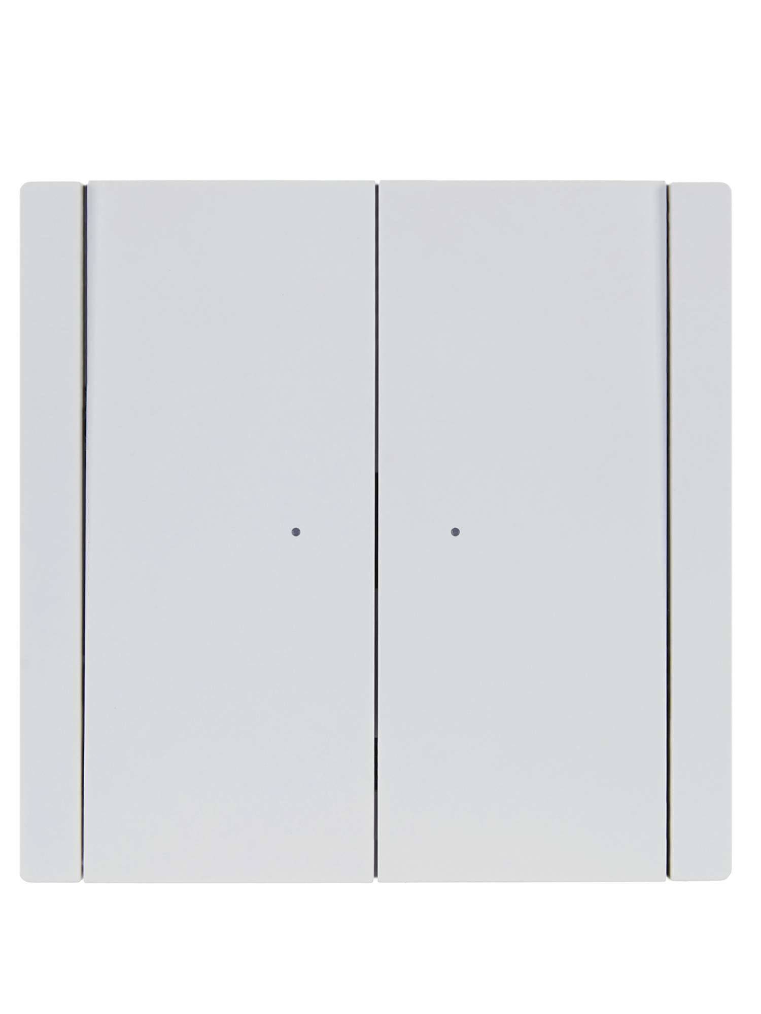 Выключатель 2-клавишный проходной IEK Forte&Piano FP-V22-1-10-1-K01 белый фото 3