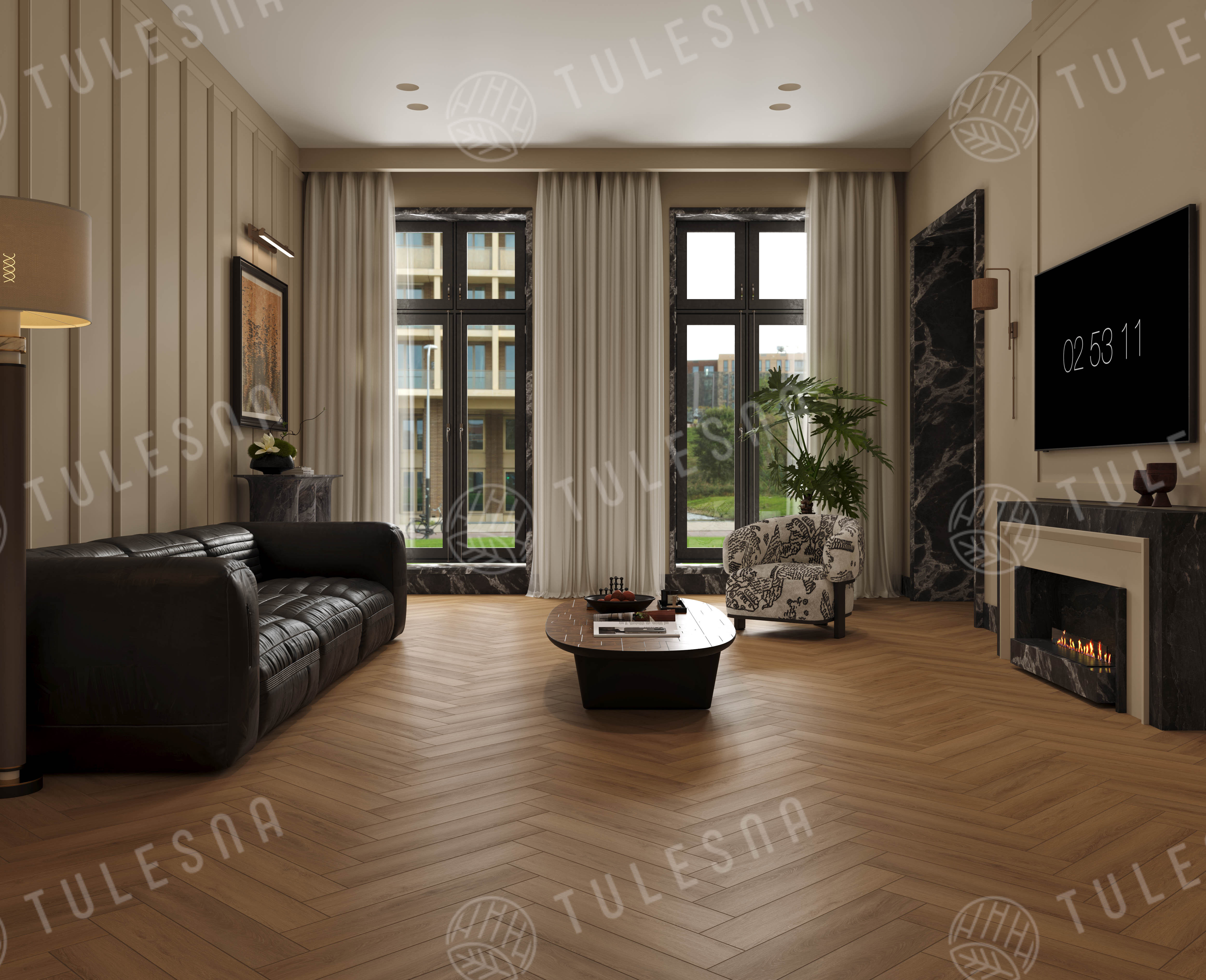 Ламинат Tulesna Селена Паркет (Selene Parquet) 8/33 4V LF503-18 Тонгасс 121x605 фото 4