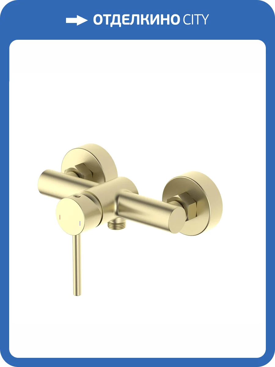 Смеситель для душа Aquatek Европа AQ1360BG брашированное золото фото 3