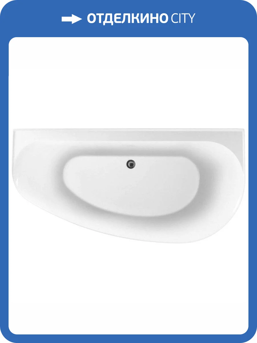 Акриловая ванна Allen Brau Priority 5 2.31005.21A 160x78 левая, белая матовая фото 3