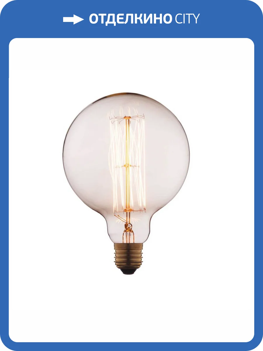 Лампа накаливания E27 40W прозрачная G12540 фото 2