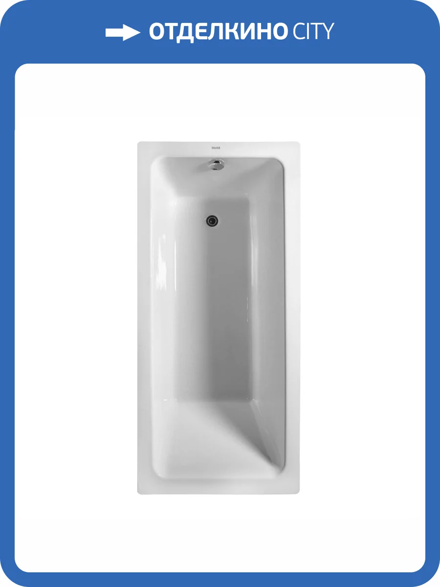 Чугунная ванна Wotte Line 170x80 с ножками фото 5