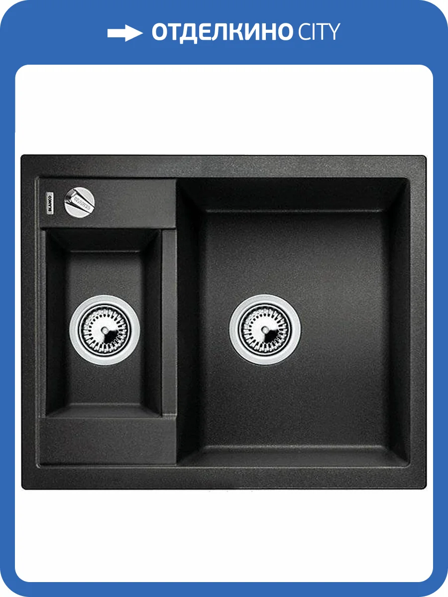 Мойка кухонная Blanco Metra 6 516165 антрацит фото 7