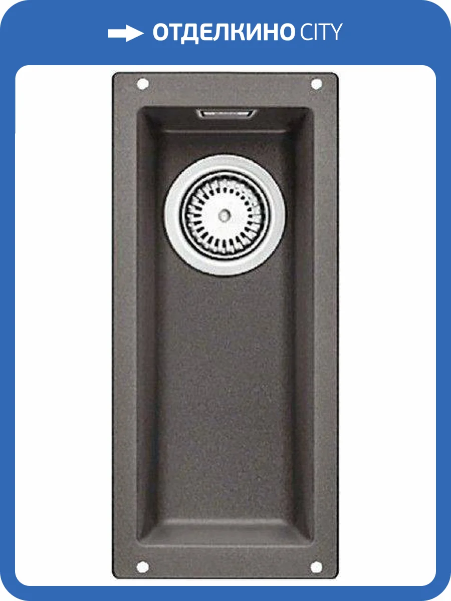 Мойка кухонная Blanco Subline 160-U 523397 темная скала фото 5