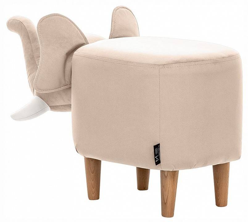 Пуф Leset Slon 2500000189937 Бежевый V18/Белый V01 фото 4