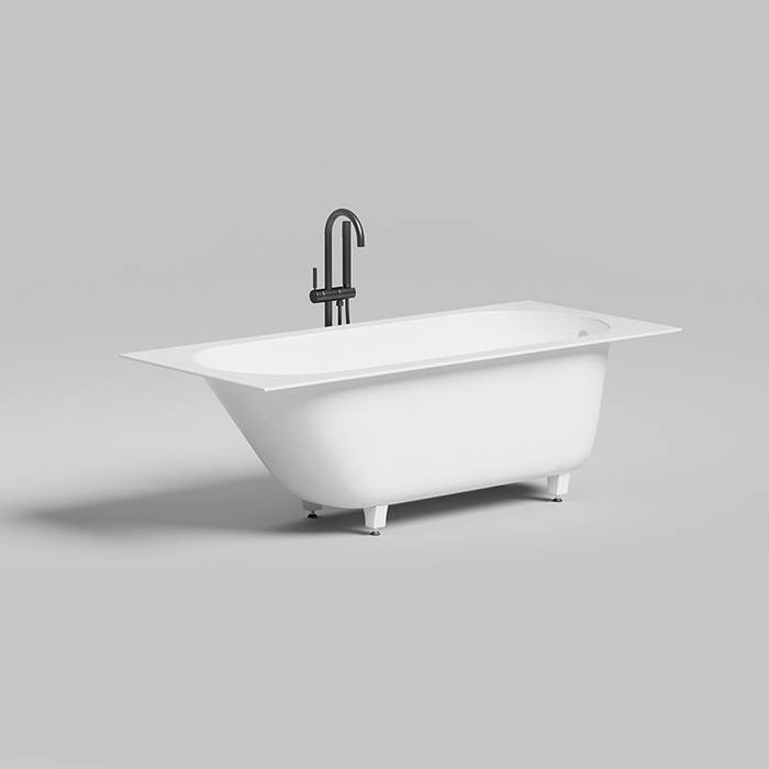 Ванна из искусственного камня Salini Lofo UM12322 Solid Surface 180x80 матовая фото 2