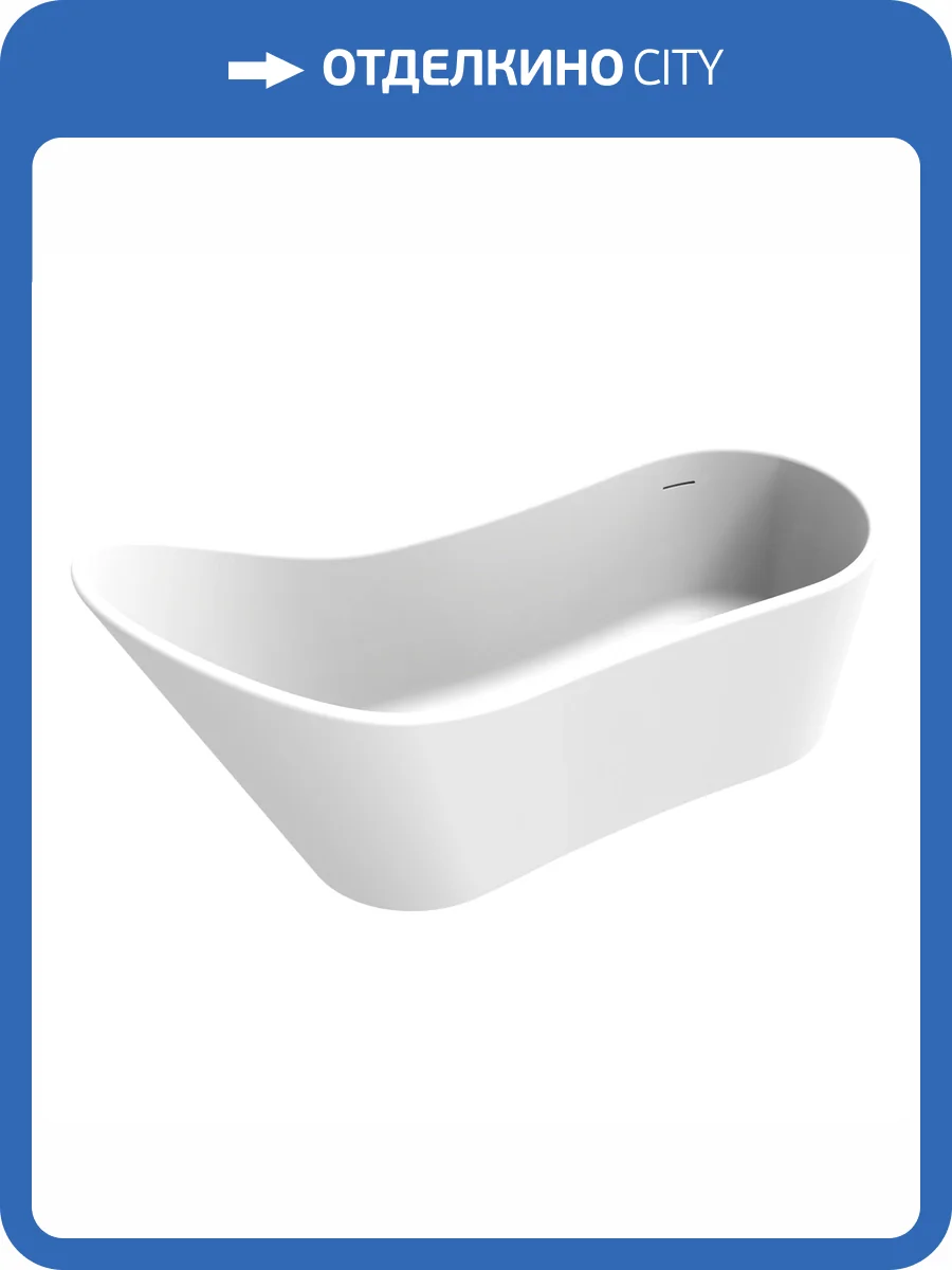 Ванна из искусственного камня Timo Solid KIRSTI1785L 178.5x76 фото 5