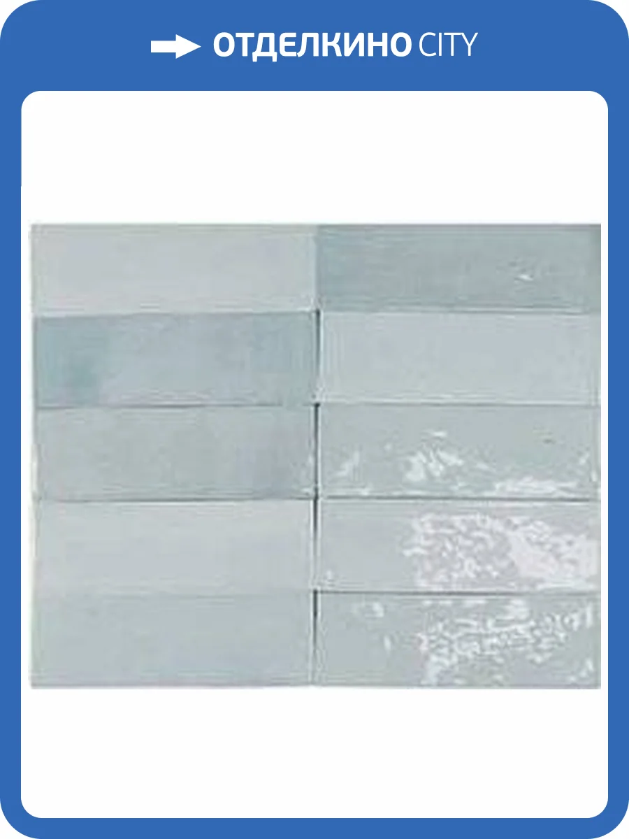 Керамическая плитка Dna Tiles Safi 122100 Aqua 16x5.2 фото 2