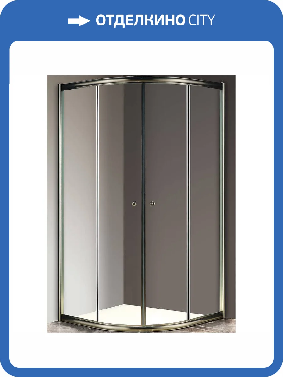 Душевой уголок Cezares Giubileo GIUBILEO-R-2-90-SCORREVOLE-C-Br профиль бронза, стекло прозрачное с рисунком, 90x90 фото 7