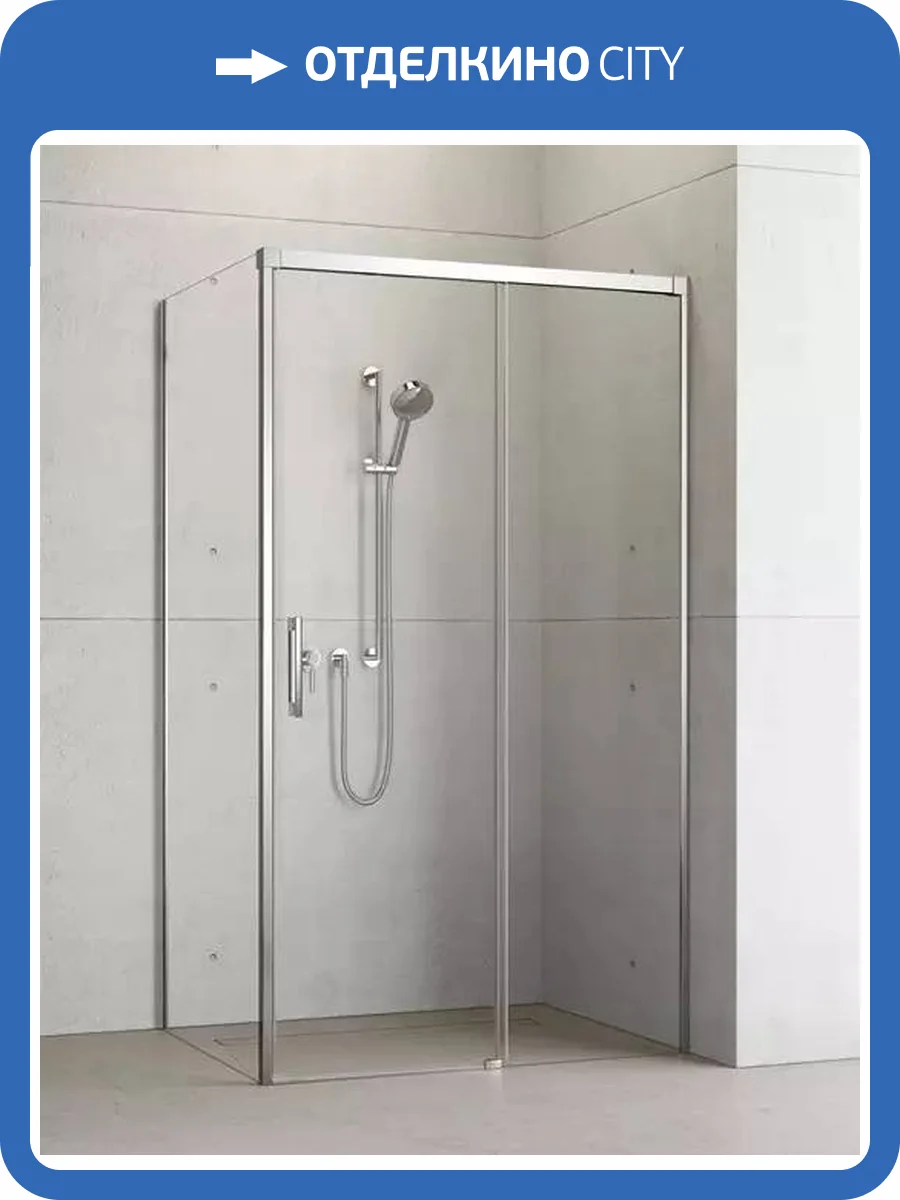 Душевой уголок Radaway Idea KDJ 130х75 см правый, стекло прозрачное, профиль черный фото 6