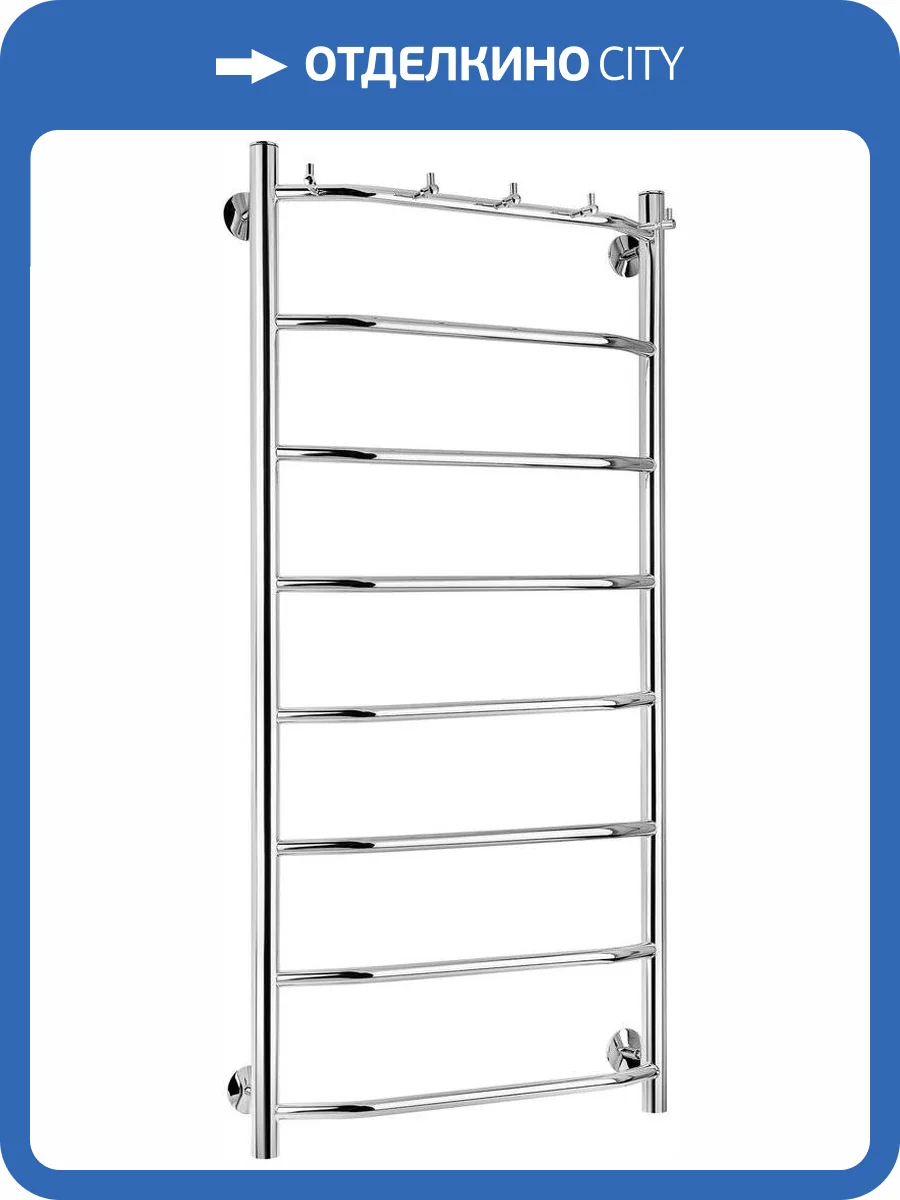Полотенцесушитель электрический Secado Агата 1 К 100х50, хром R фото 4