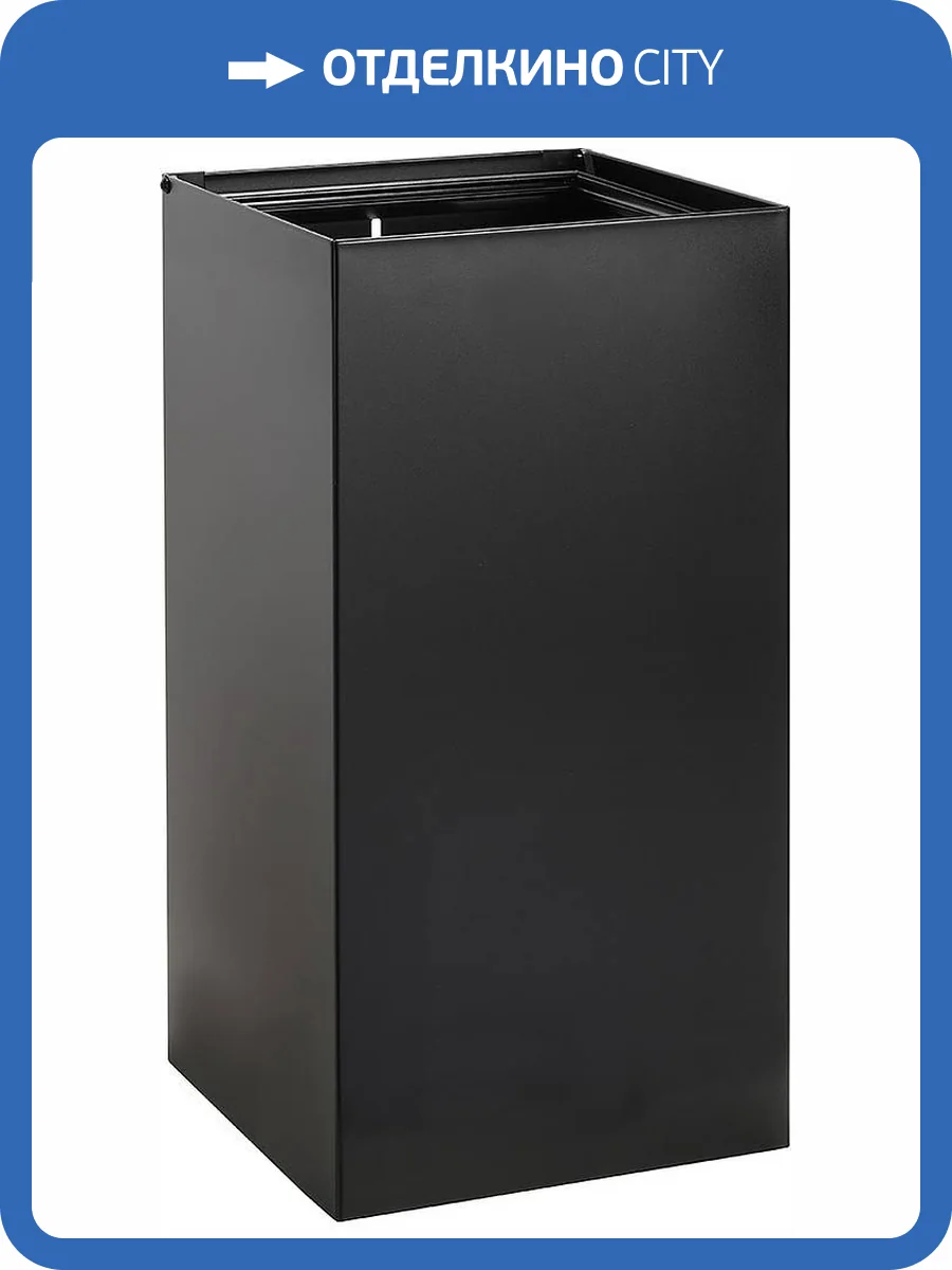 Мусорное ведро Bemeta Hotel 101915110 черный, подвесное, 25л фото 3