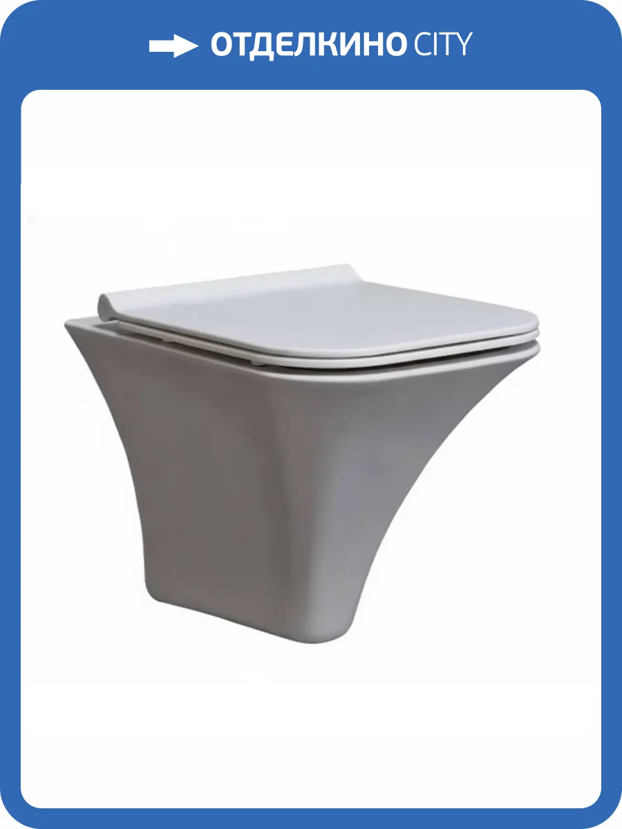Унитаз подвесной beWash Ladoga 54303201 с крышкой-сиденьем микролифт, белый глянцевый фото 4