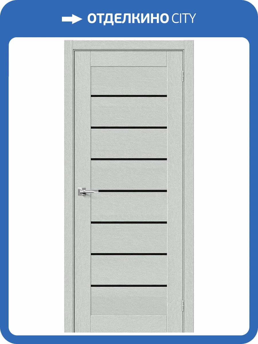 Межкомнатная дверь Bravo 153-0672 Браво-22 Grey Wood 200x60 фото 2