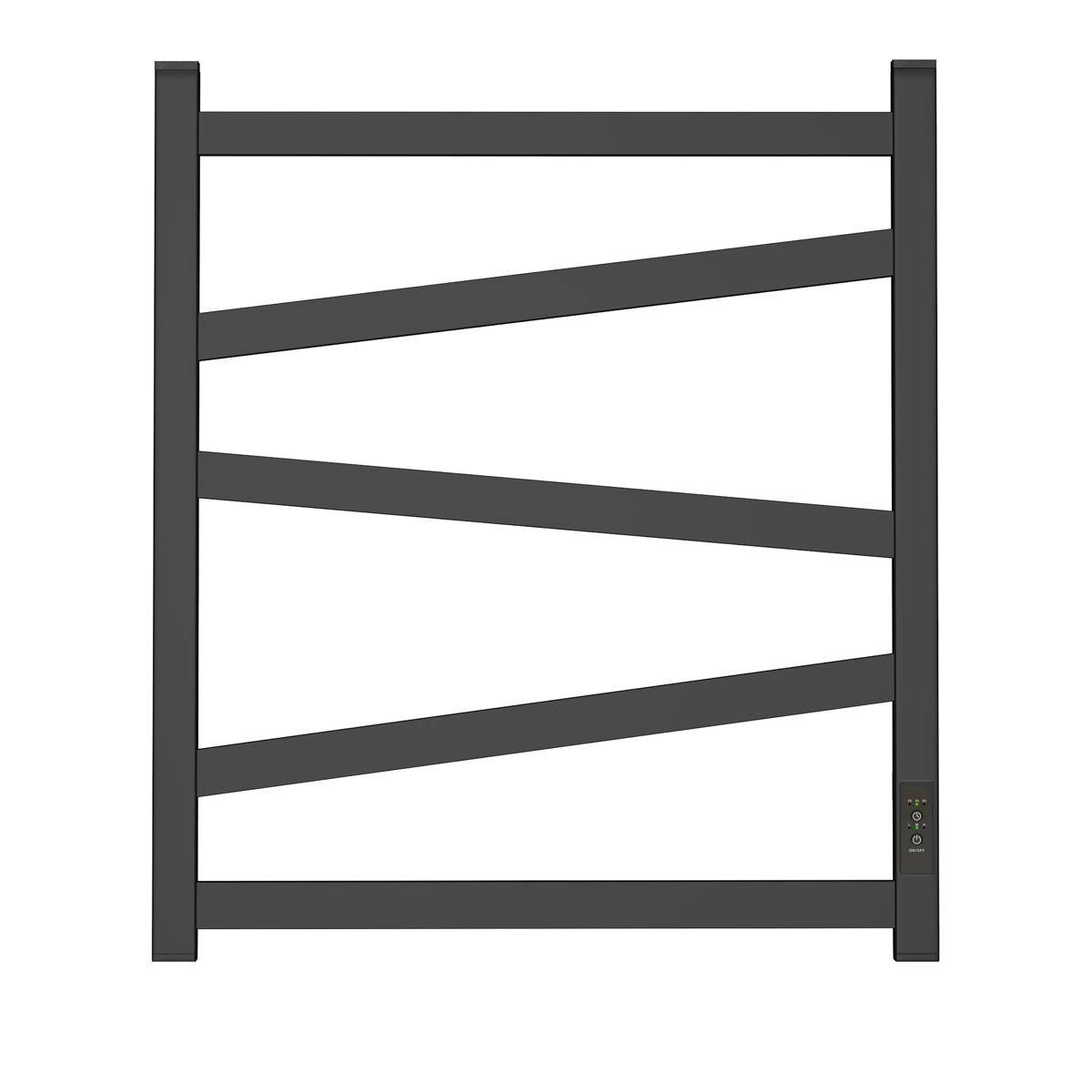 Полотенцесушитель электрический Apextermo Генезис GN00165BM черный матовый, 60x50
